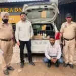 जीरकपुर पुलिस ने अवैध शराब के साथ युवक को किया गिरफ्तार