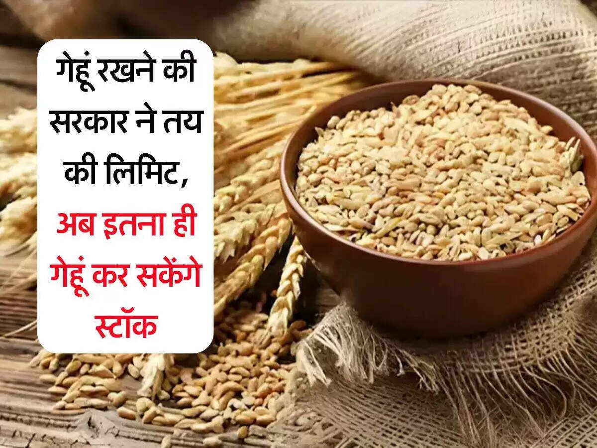 सरकार ने गेहूं स्टॉक लिमिट को सख्त किया, जमाखोरी पर लगेगा अंकुश