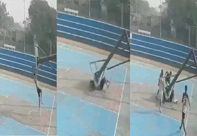रोहतक में बास्केटबॉल पोल गिरने से युवा खिलाड़ी की मौत