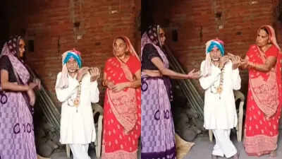बुजुर्ग महिलाओं का डांस वीडियो सोशल मीडिया पर छाया