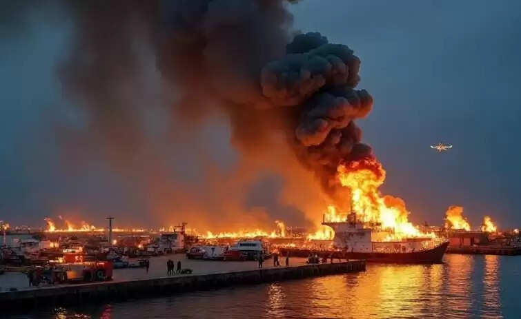 यूक्रेन ने रूस के तुआप्से पोर्ट पर किया बड़ा ड्रोन हमला