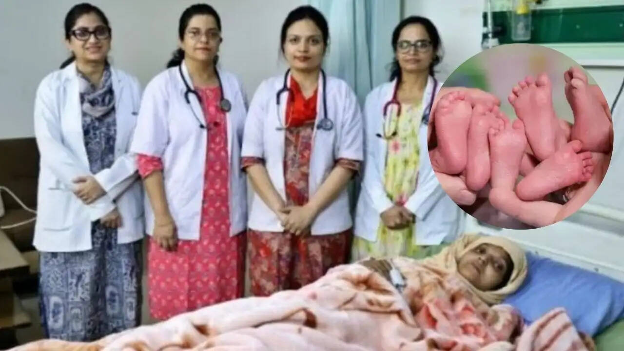 उत्तर प्रदेश में महिला ने पांच दिनों में चार बच्चों को जन्म दिया