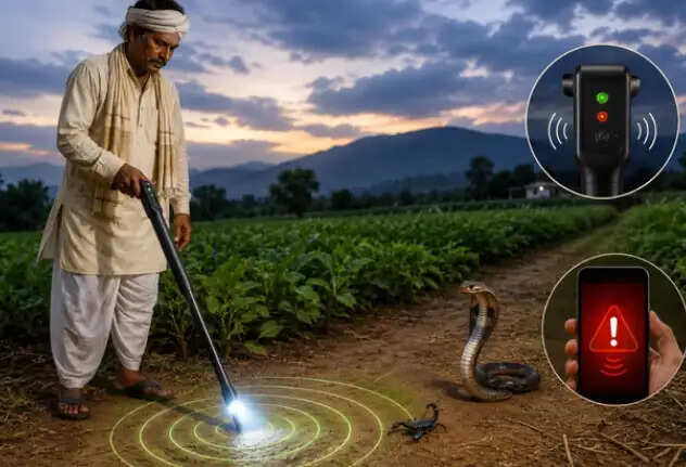 किसानों के लिए स्मार्ट सुरक्षा: किसान मित्र छड़ी