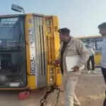 रोहतक में स्कूल बसों की टक्कर, कई बच्चे घायल