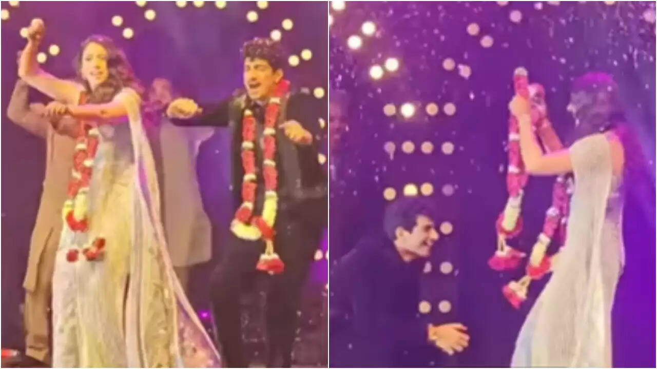 स्मृति मंधाना और पलाश मुच्छल की शादी की तैयारियां, संगीत नाइट की झलकियां वायरल