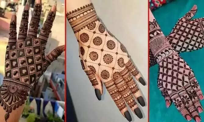 गणेश चतुर्थी के लिए सरल और खूबसूरत मेहंदी डिज़ाइन