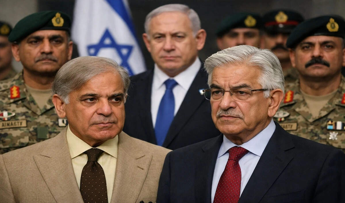 पाकिस्तान के रक्षा मंत्री ख्वाजा आसिफ का विवादास्पद बयान, अमेरिका से इजराइल के नेता को अगवा करने की मांग