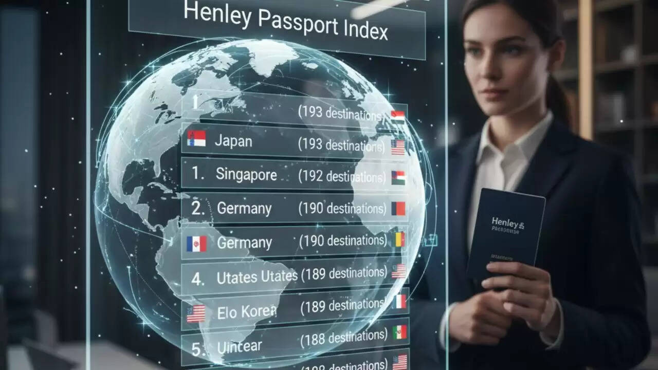 हेनले पासपोर्ट इंडेक्स 2025: भारत की रैंकिंग में गिरावट