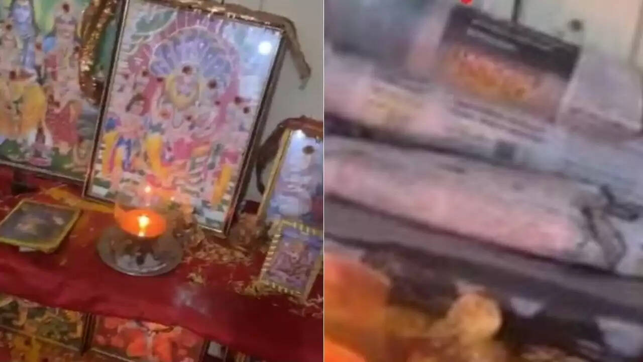 तेलंगाना में धार्मिक प्रतीकों के पीछे छिपा 10 किलो गांजा तस्करी का मामला