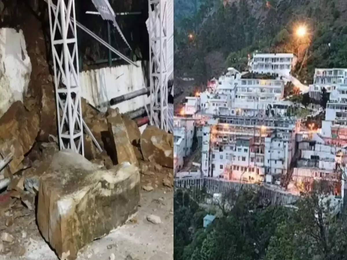 मां वैष्णो देवी के दर्शन में भूस्खलन से यात्रा प्रभावित