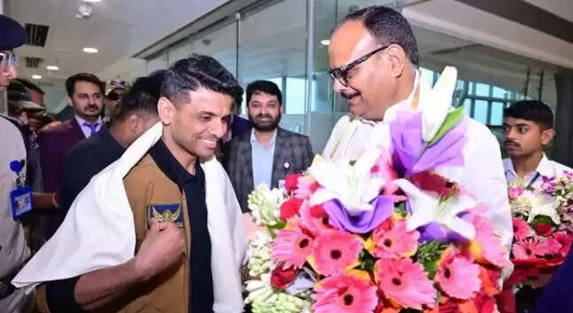 ग्रुप कैप्टन शुभांशु शुक्ला का लखनऊ में भव्य स्वागत