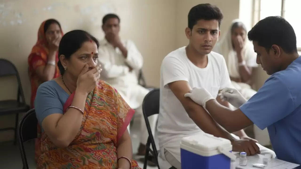 बदायूं में रेबीज के खतरे से बचने के लिए ग्रामीणों को टीका लगाया गया