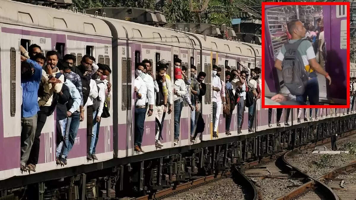 घाटकोपर रेलवे स्टेशन पर यात्री की ट्रेन से उतरते समय मौत