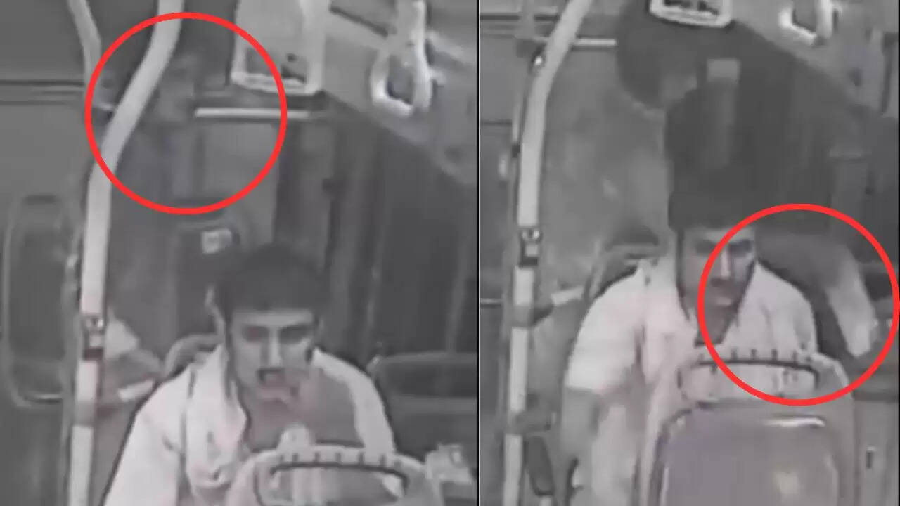 बस में मोबाइल चोरी का हैरान करने वाला वीडियो वायरल