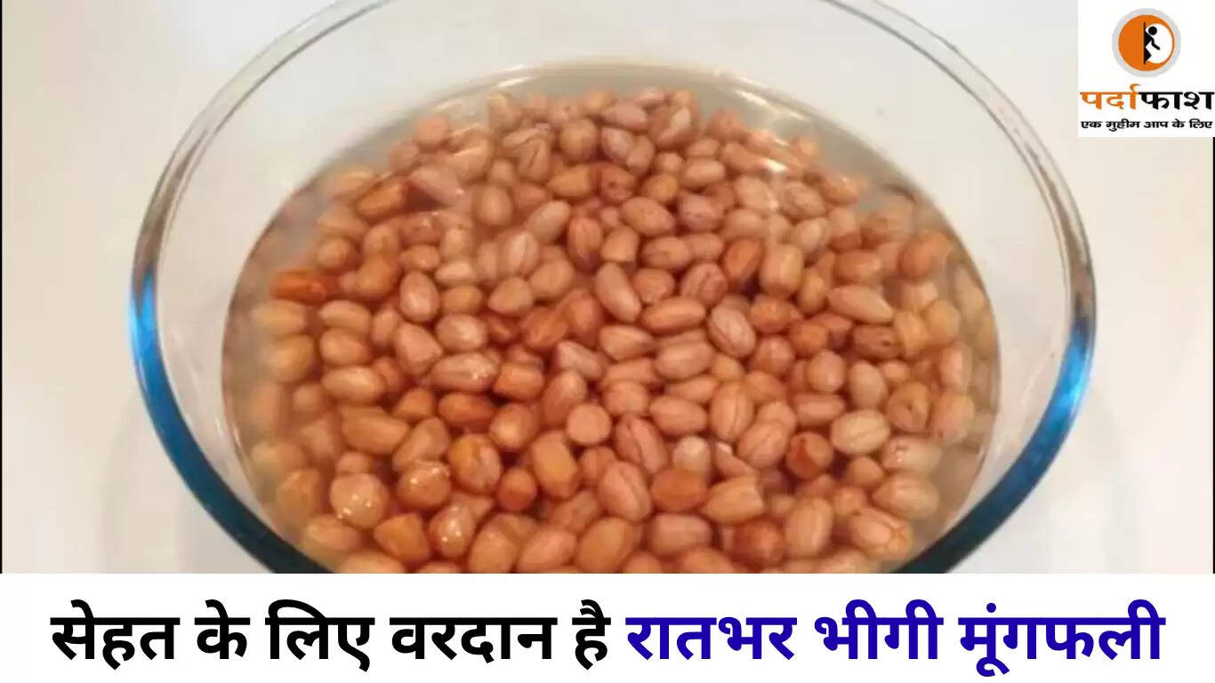 भीगी हुई मूंगफली के स्वास्थ्य लाभ: जानें कैसे करें इसका सेवन