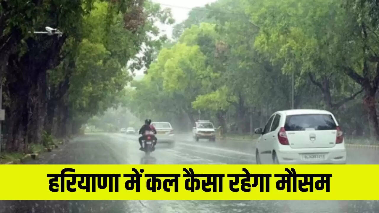 हरियाणा में मौसम का मिजाज: कल की बारिश की संभावना