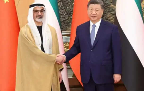 शी जिनपिंग और अबू धाबी के क्राउन प्रिंस के बीच सुरक्षा पर चर्चा