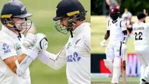 न्यूजीलैंड ने वेस्टइंडीज के खिलाफ 462 रनों का लक्ष्य रखा, वेस्टइंडीज की मजबूत शुरुआत