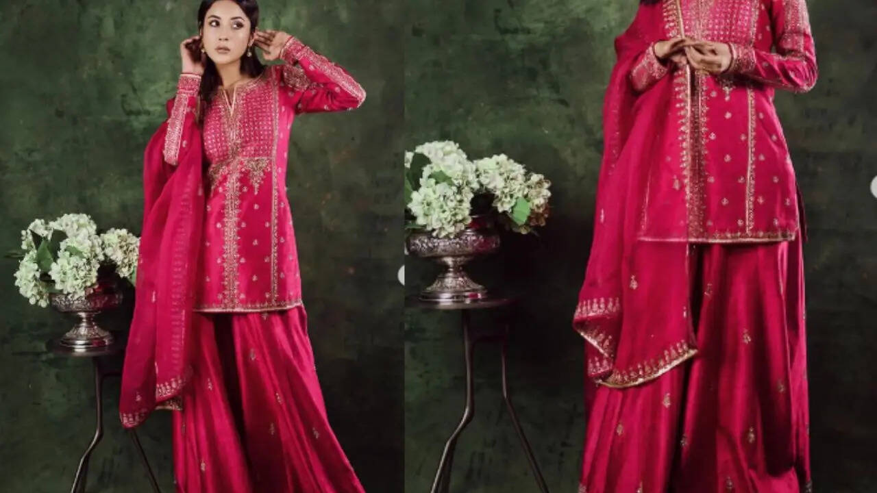 लोहड़ी पर शहनाज गिल के एथनिक लुक्स से पाएं परफेक्ट पंजाबी स्टाइल