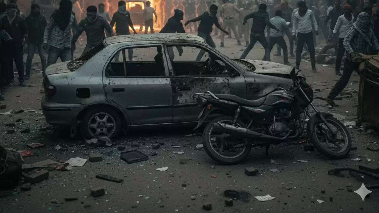 गोपालगंज में सड़क दुर्घटना के बाद भड़की हिंसा, पुलिस वाहन को आग के हवाले किया गया