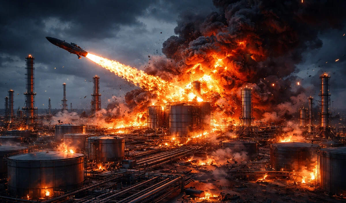कुवैत में ड्रोन हमले से तेल रिफाइनरी में लगी आग, ईरान का बढ़ा दबाव
