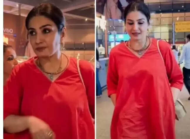 रवीना टंडन का एयरपोर्ट पर पॉलिथिन उठाने का वीडियो वायरल, फैन्स ने की तारीफ