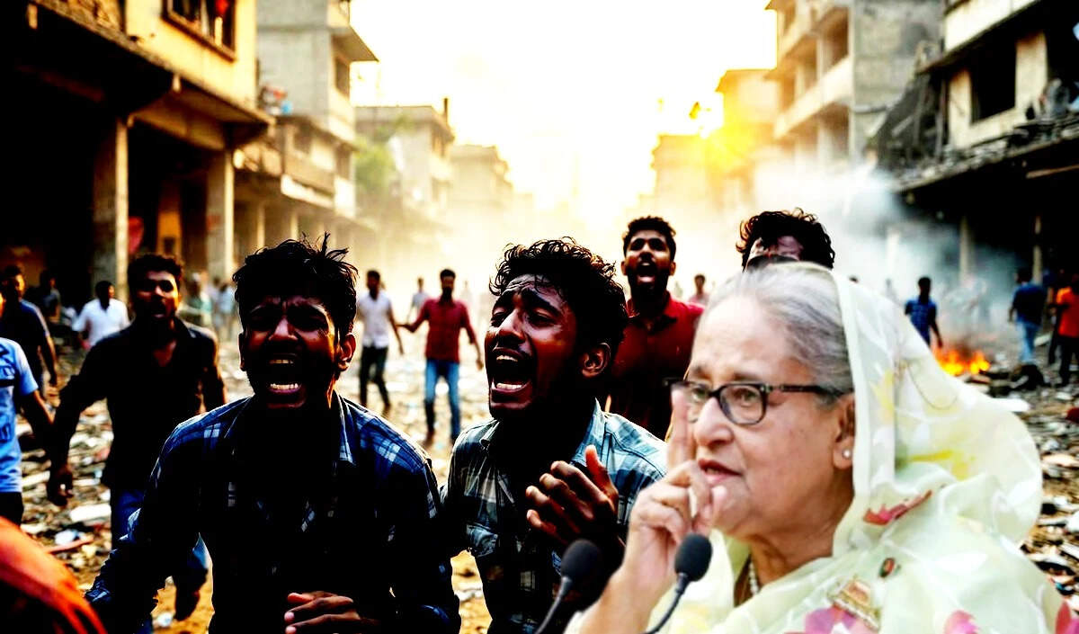 बांग्लादेश में हिंसा पर शेख हसीना का बड़ा बयान