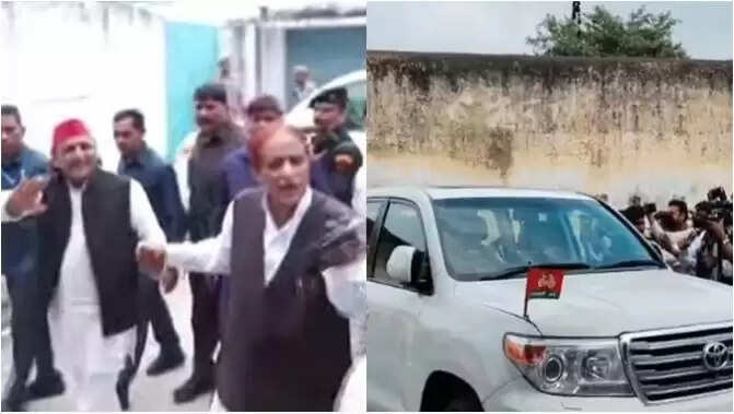 अखिलेश यादव की आजम खां से मुलाकात, सुरक्षा व्यवस्था कड़ी
