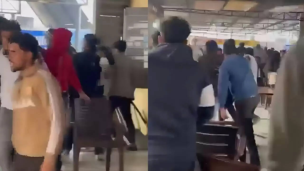 मेरठ के आईआईएमटी यूनिवर्सिटी में छात्रों के बीच हिंसक झड़प का वीडियो वायरल