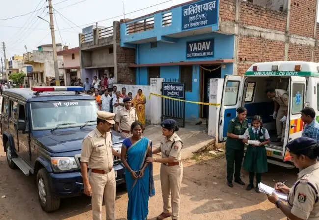 छत्तीसगढ़ में एसटीएफ कांस्टेबल के परिवार पर हमला, महिला ने की हत्या