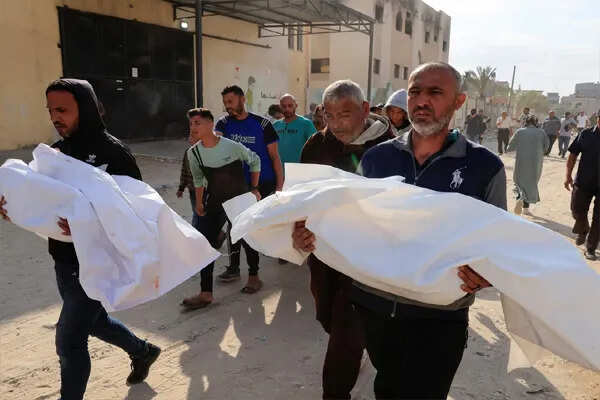 गाजा में इजरायली गोलाबारी में 45 फलस्तीनी नागरिकों की मौत