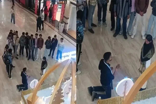 गाजियाबाद में मॉल में फिल्मी अंदाज में हुई शादी का वीडियो वायरल