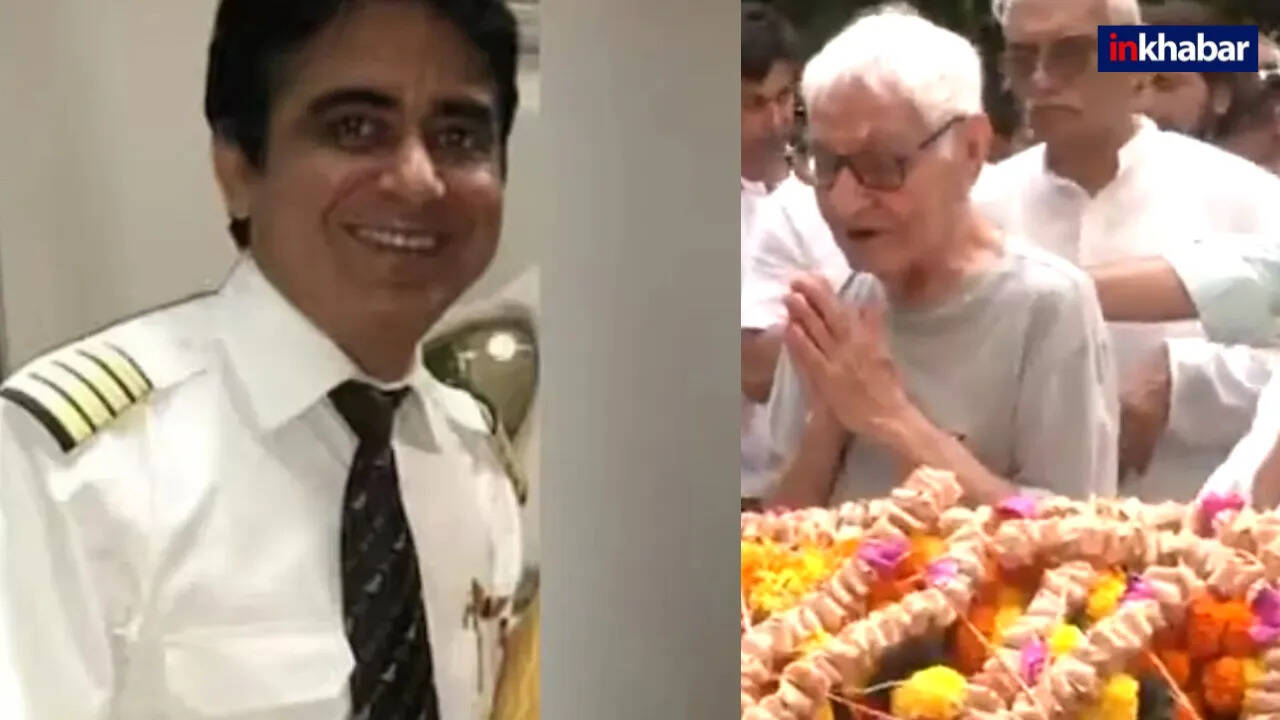 Air India विमान दुर्घटना में कैप्टन सुमित सभरवाल का अंतिम संस्कार