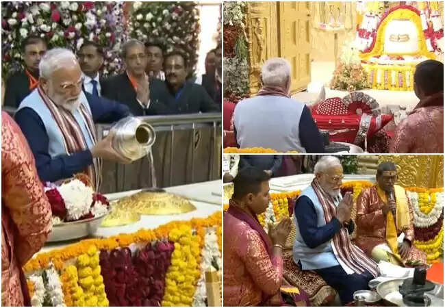 सोमनाथ स्वाभिमान पर्व: पीएम मोदी ने मंदिर में की पूजा-अर्चना