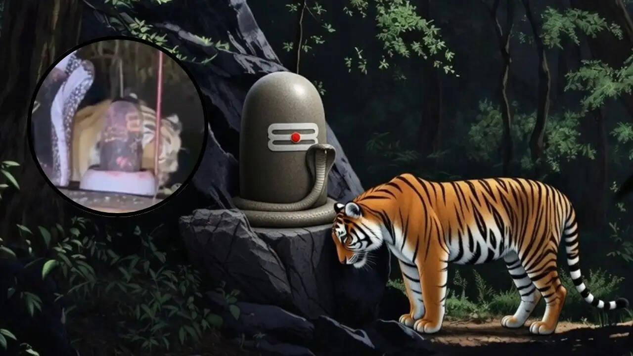 कटनी में बाघ का शिवलिंग पर सिर रगड़ने वाला वीडियो हुआ वायरल