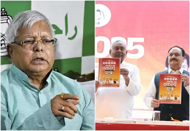 लालू प्रसाद यादव ने एनडीए के घोषणा पत्र पर साधा निशाना