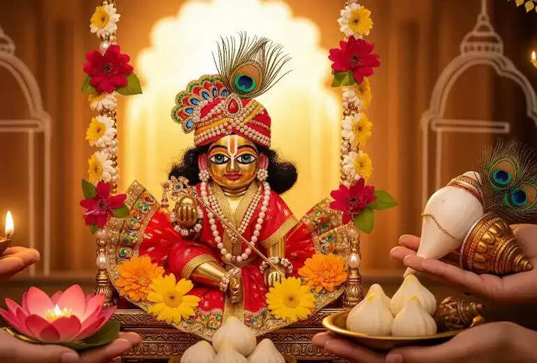 भगवान कृष्ण जन्माष्टमी 2025: पूजा विधि और सामग्री