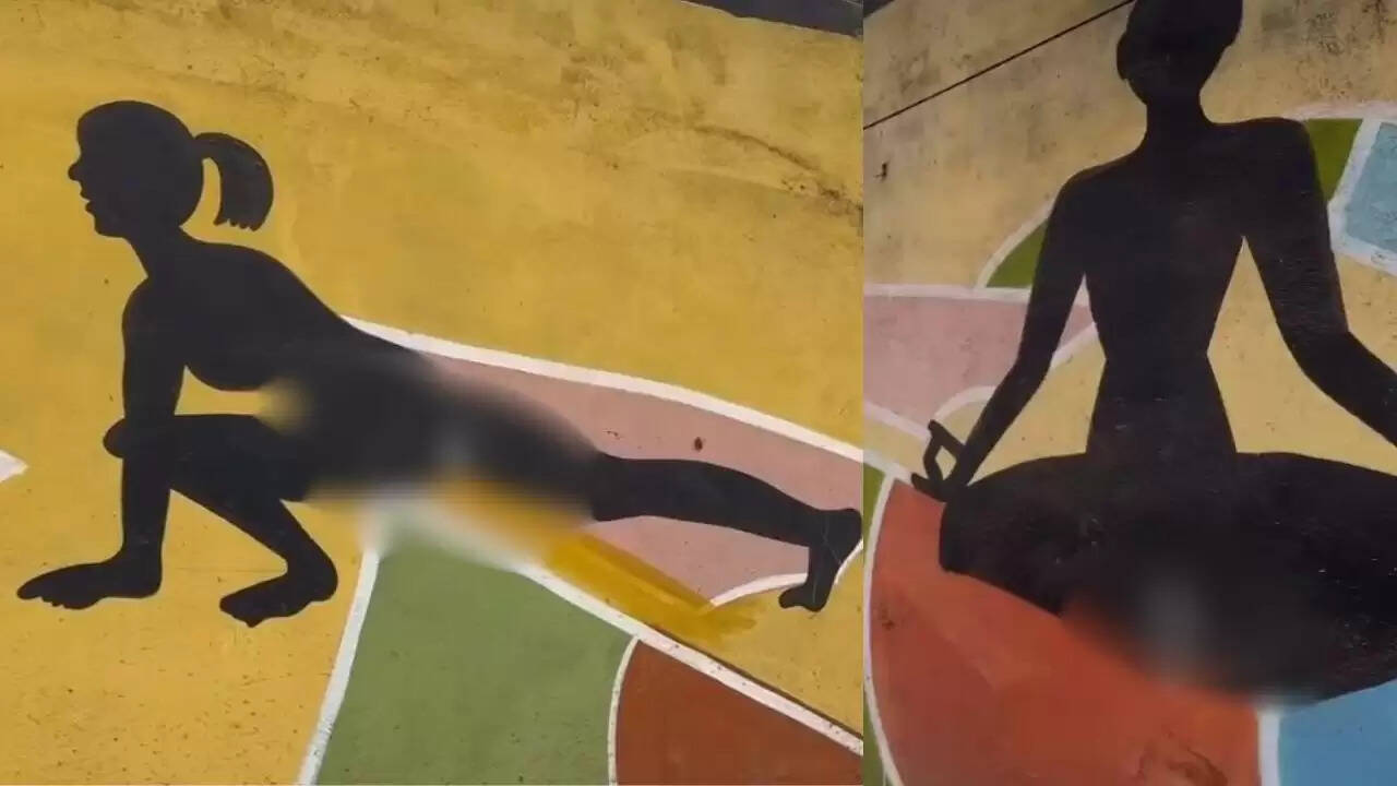 ग्वालियर में छात्रा की पहल से बदली दीवारों की तस्वीर