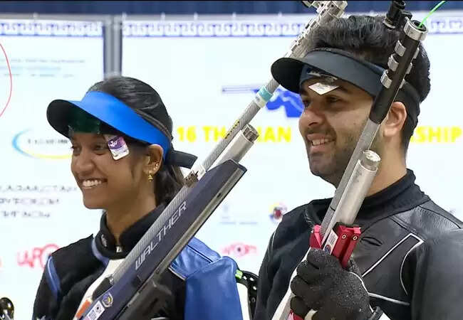भारत ने एशियाई निशानेबाजी चैम्पियनशिप में जीते स्वर्ण पदक