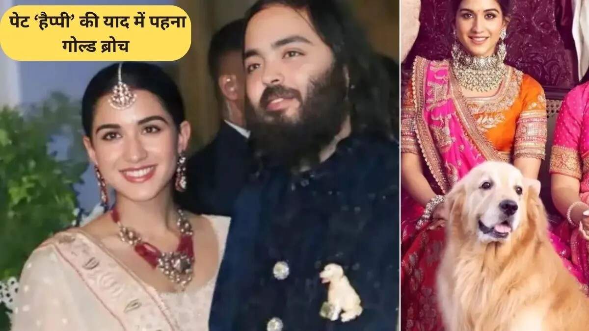 अनंत अंबानी का गोल्डन रिट्रीवर ब्रोच: एक भावुक श्रद्धांजलि