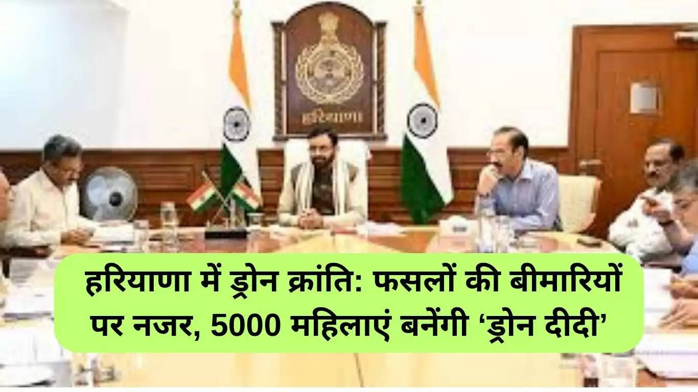 हरियाणा में ड्रोन दीदी योजना: कृषि में तकनीकी क्रांति का आगाज