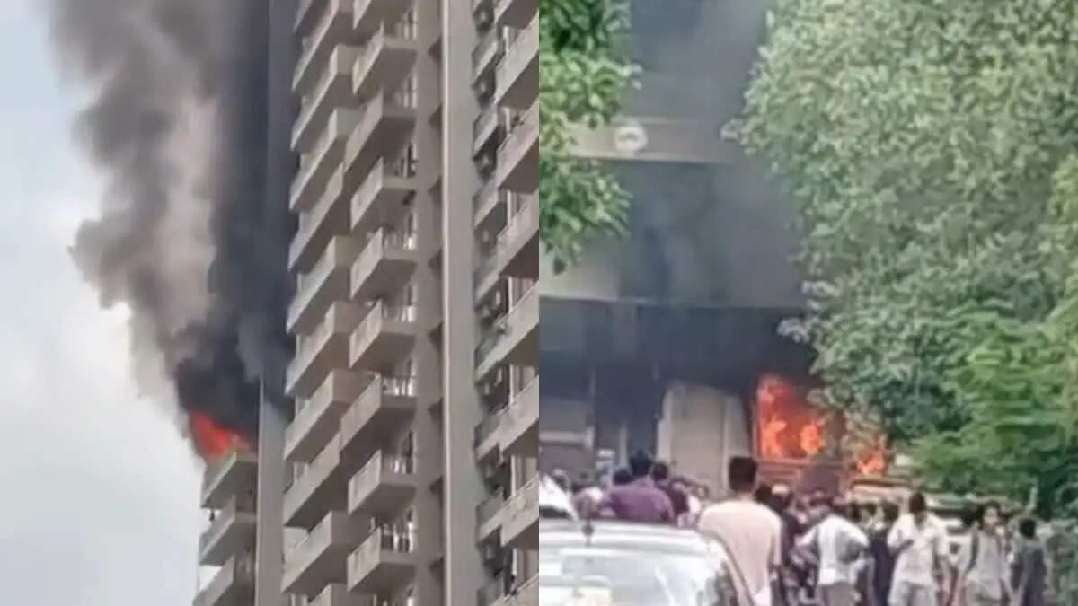नोएडा में दो स्थानों पर आग लगने की घटनाएं, राहत कार्य जारी
