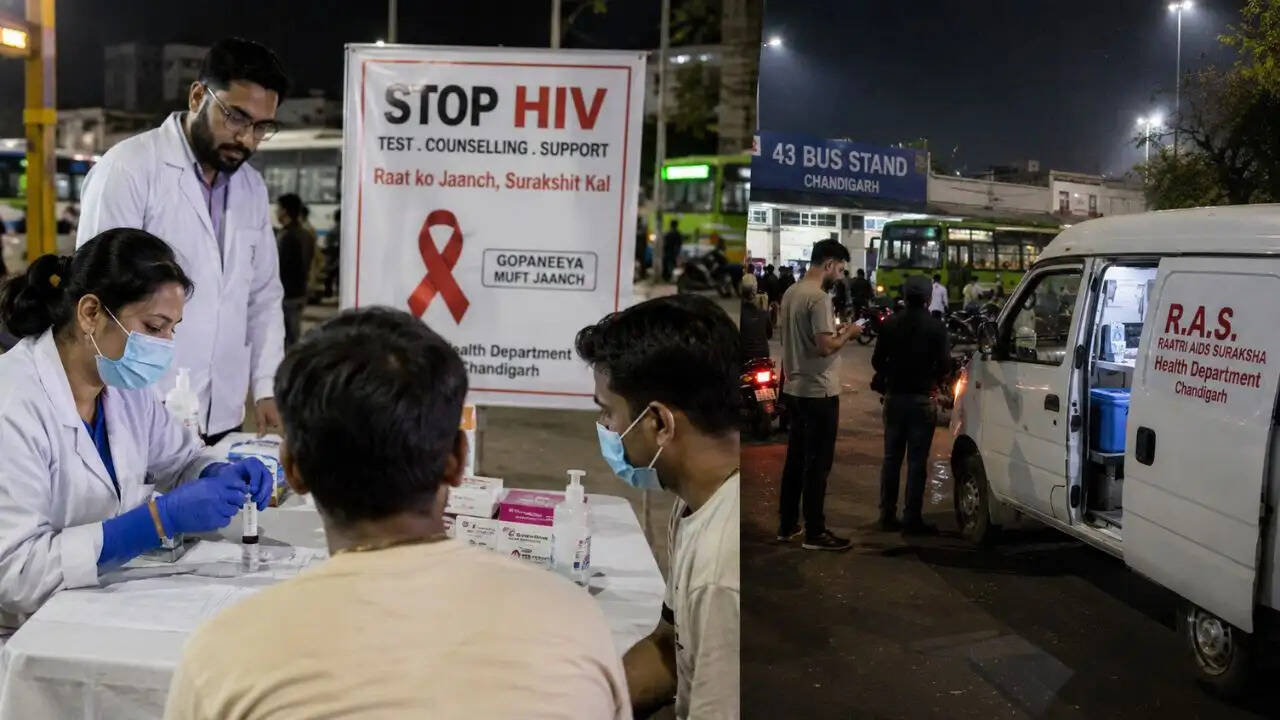 चंडीगढ़ में HIV रोकथाम के लिए रात का विशेष अभियान
