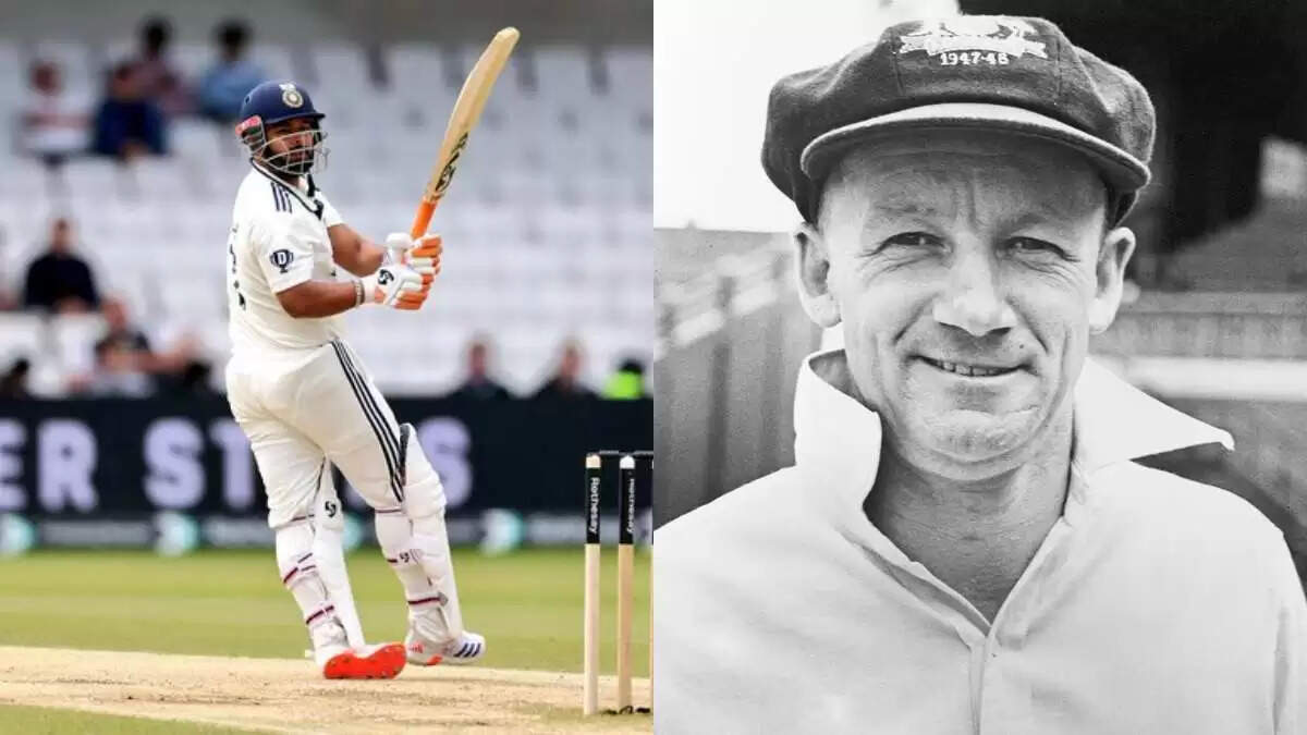 ऋषभ पंत ने इंग्लैंड में डॉन ब्रैडमैन का रिकॉर्ड बराबर किया
