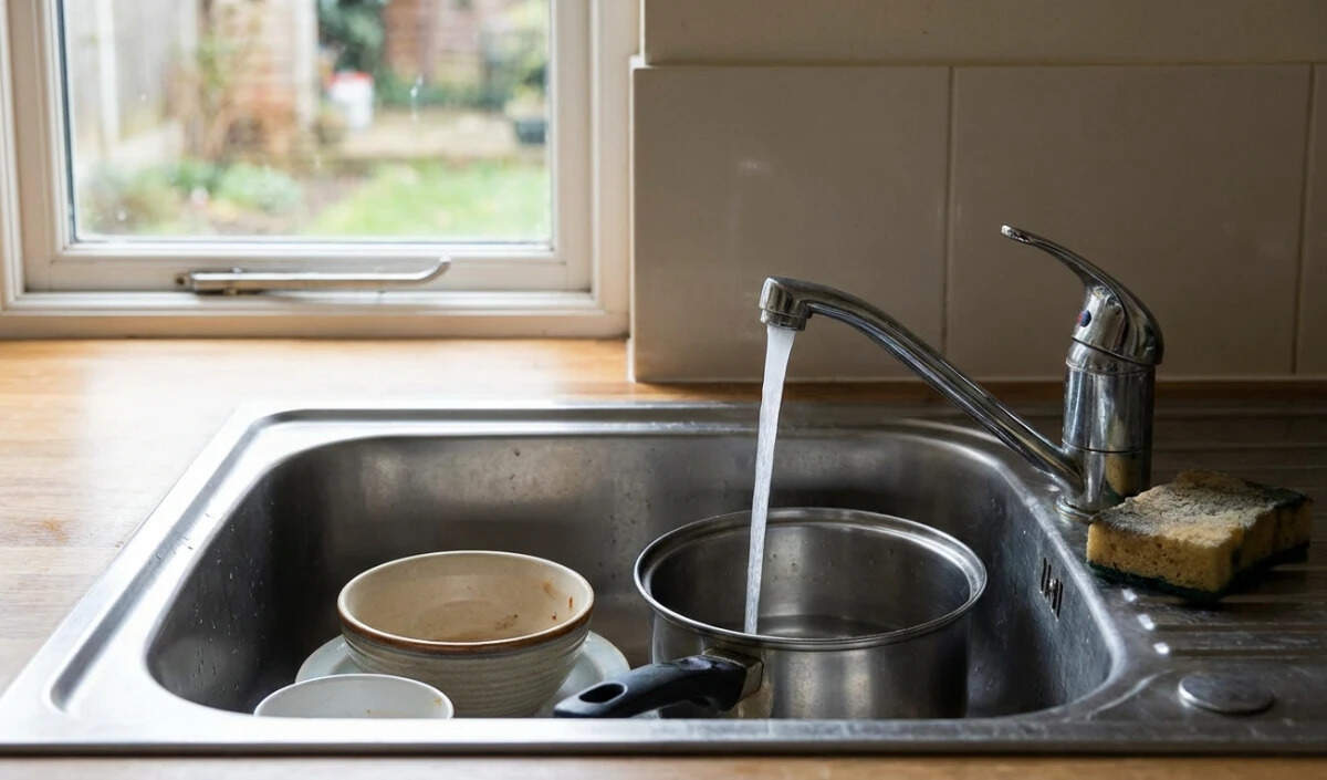 सिंक की जाम समस्या को हल करने के लिए नमक का उपयोग