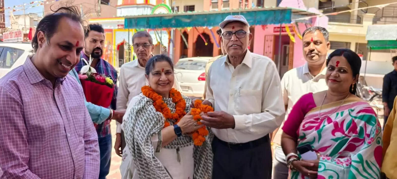 पिंजौर में विधायक शक्तिरानी शर्मा ने 'गांव चलो-बस्ती चलो' अभियान के तहत किया संवाद