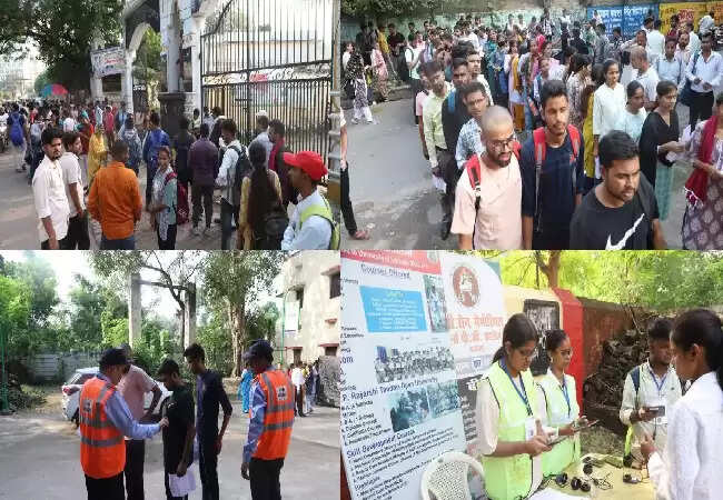 उत्तर प्रदेश में PET परीक्षा की शुरुआत, 91 केंद्रों पर हो रही परीक्षा
