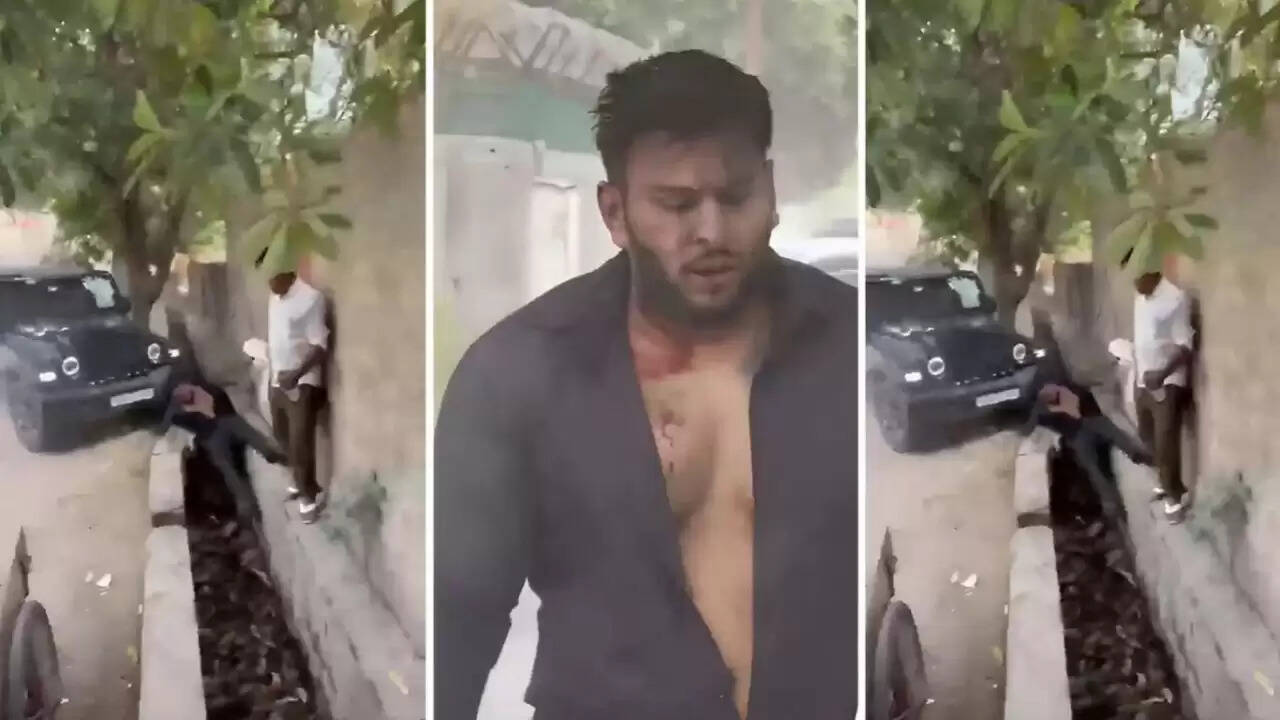 नोएडा में थार गाड़ी से युवक को जानबूझकर टक्कर: CCTV फुटेज ने खोली सच्चाई