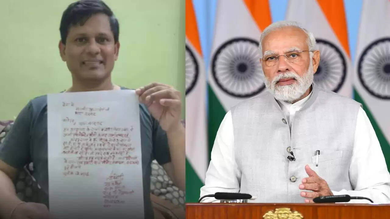 उत्तराखंड के शिक्षक ने पीएम मोदी को खून से लिखा पत्र, 34 मांगों को लेकर प्रदर्शन जारी