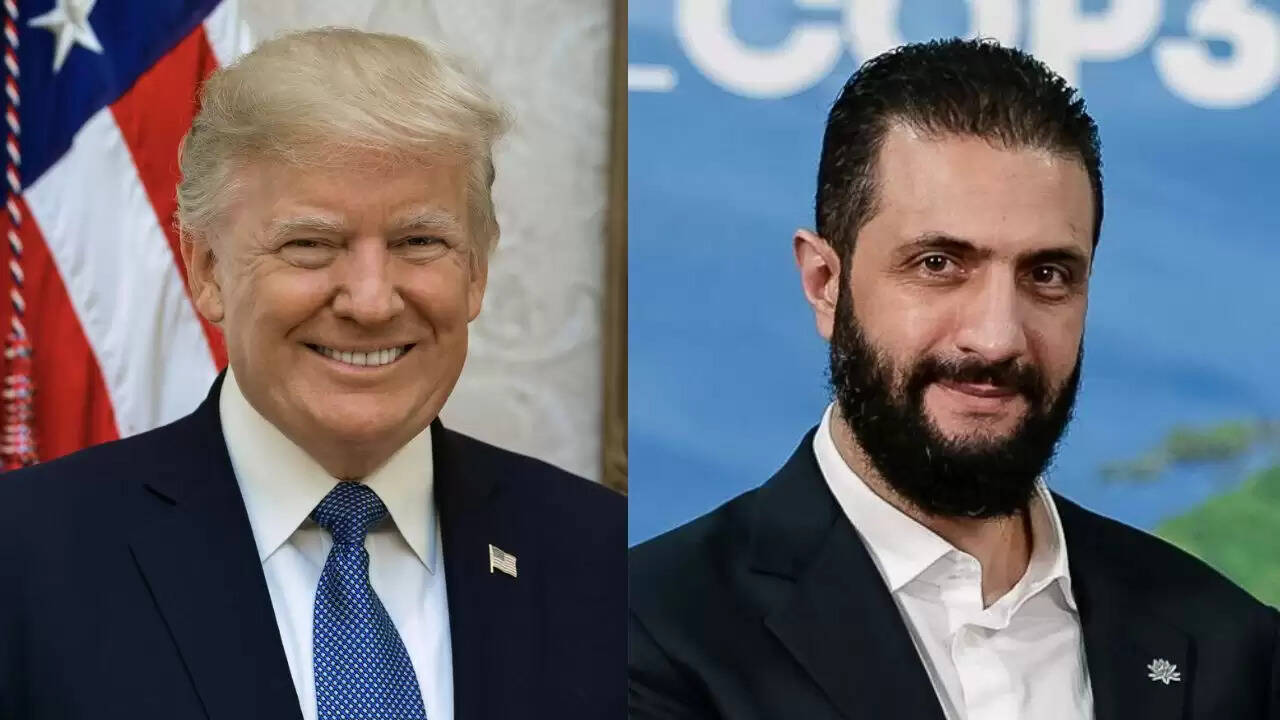डोनाल्ड ट्रंप और अहमद अल-शरा की ऐतिहासिक मुलाकात